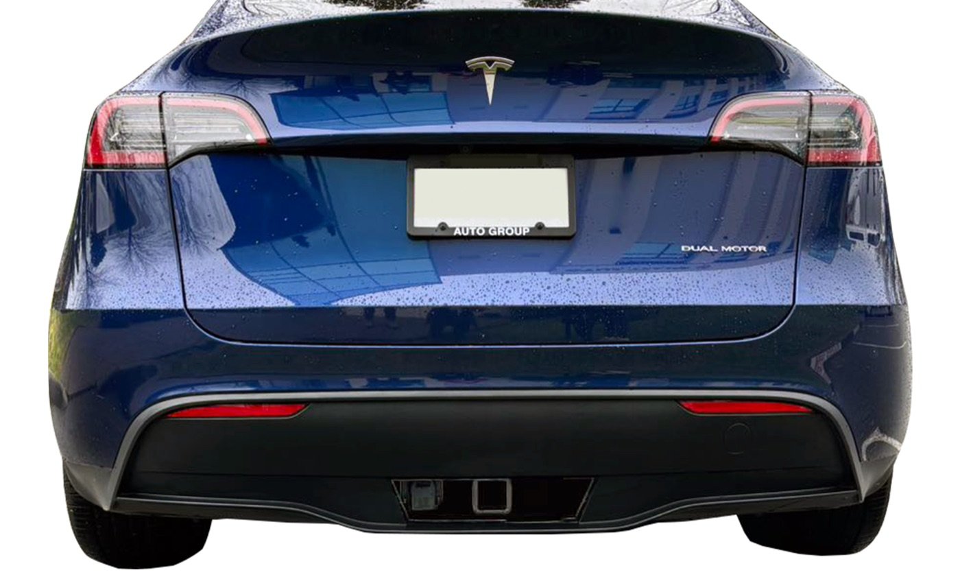 Model Y Hitch Package installed on a Tesla Model Y