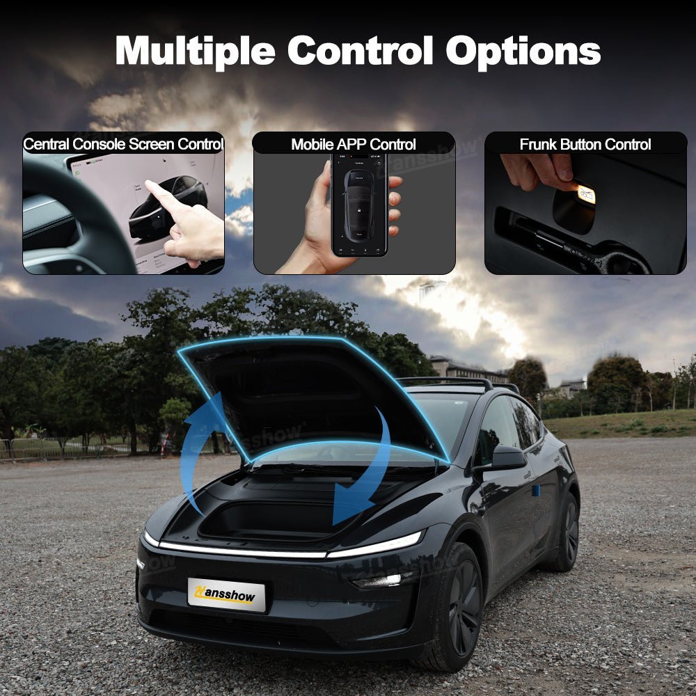 Power Frunk Package installed on a Tesla Model Y